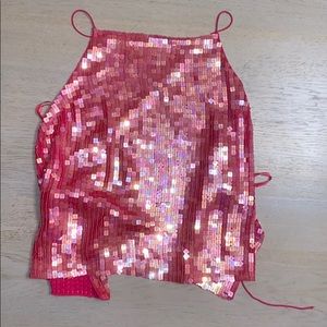 Vintage DKNY Sequin Top